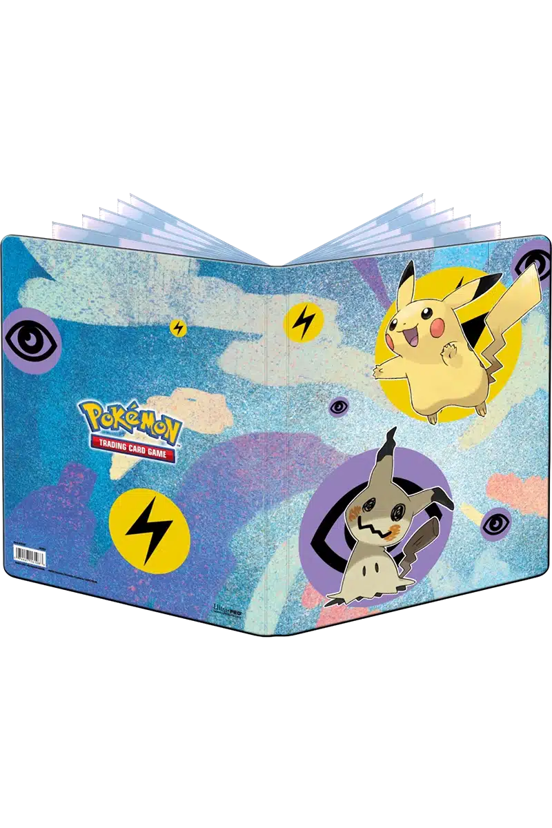 Pokemon A4 Mappe med Pikachu & Mimikyu