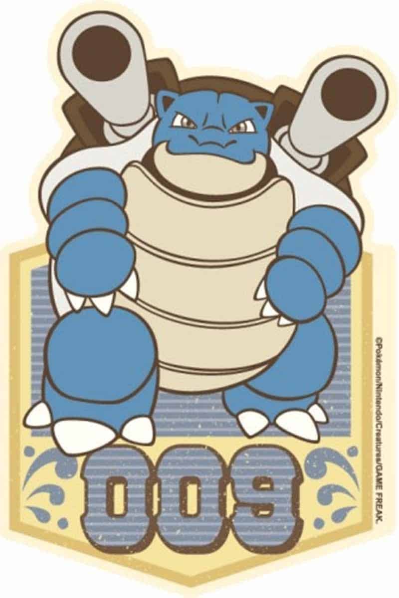 Japansk Blastoise Klistermærke