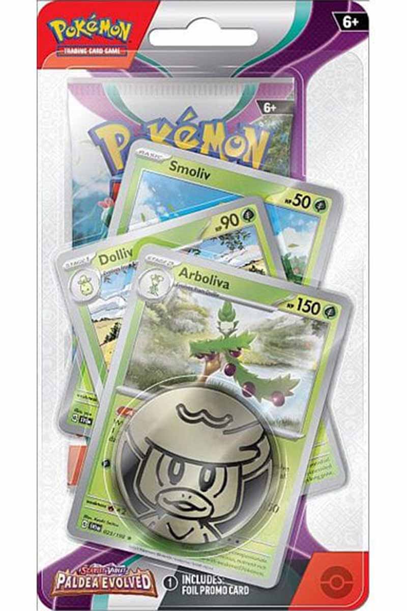 Paldea Evolved Premium Blisterpakke med Arboliva