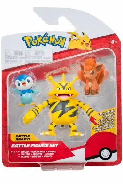 Electabuzz, Vulpix og Piplup Figurer
