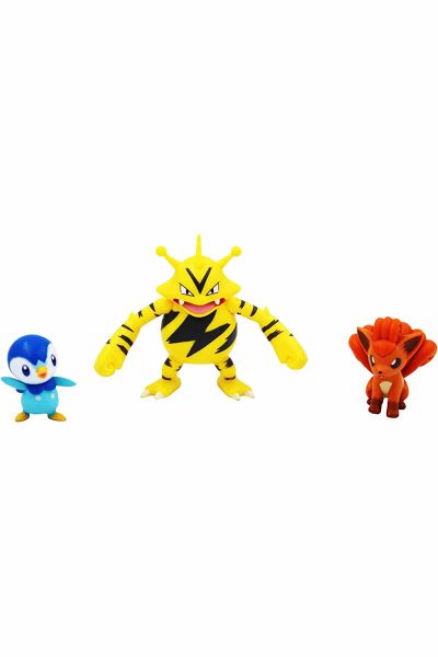 Electabuzz, Vulpix og Piplup Figurer