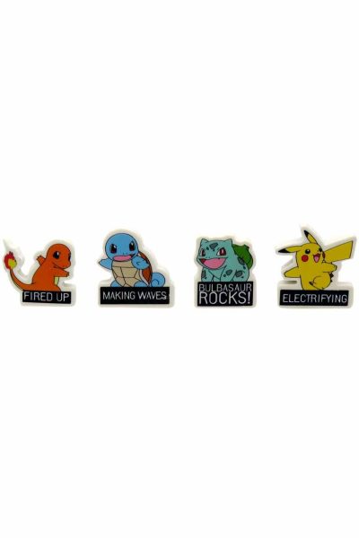 4 Pokemon Starters Viskelæder