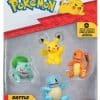 Charmander, Squirtle, Bulbasaur og Pikachu Figurer