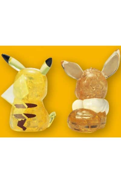 Pikachu & Eevee Krystal 3D Puslespil