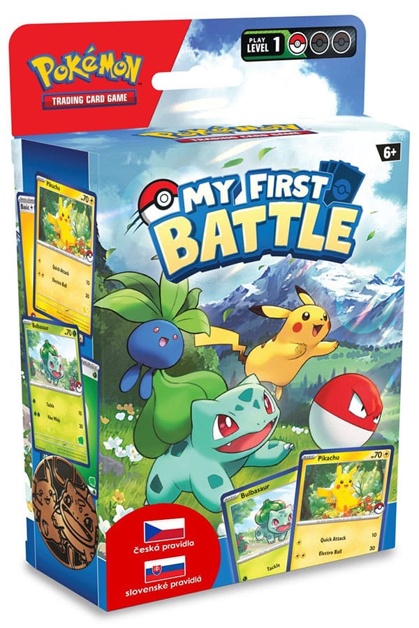 Pokémon My First Battle Pikachu vs Bulbasaur