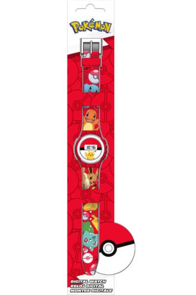 Rødt LED Armbåndsur med Kanto Starters