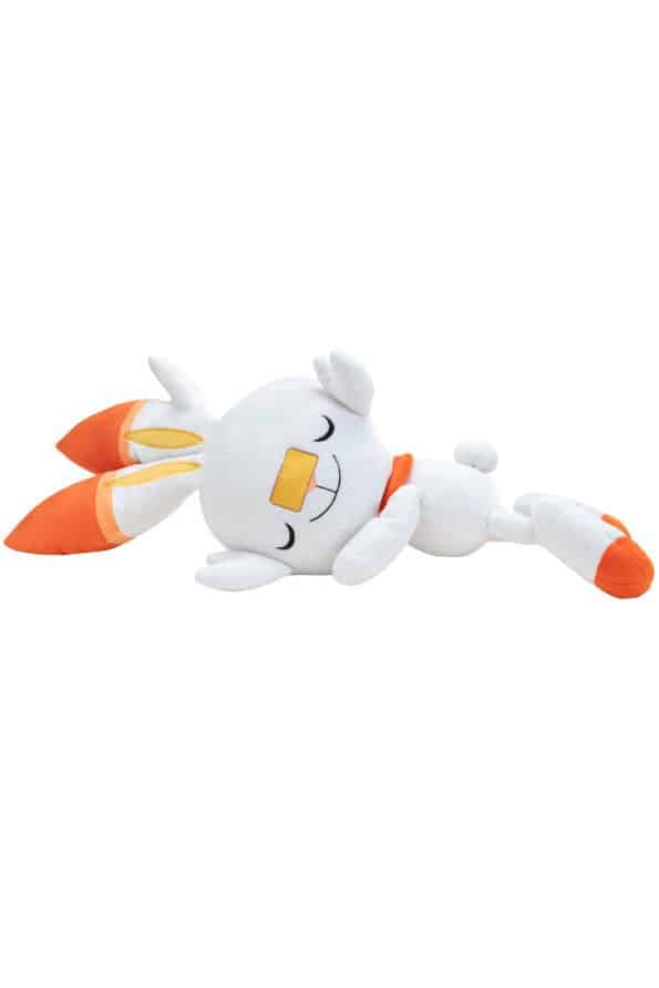 Sovende jumbo Scorbunny Bamse