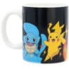 Krus med Pikachu og Kanto Starters og Farveskift