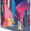 Shimmering Skyline A4 Ringbind inklusiv 20 lommer