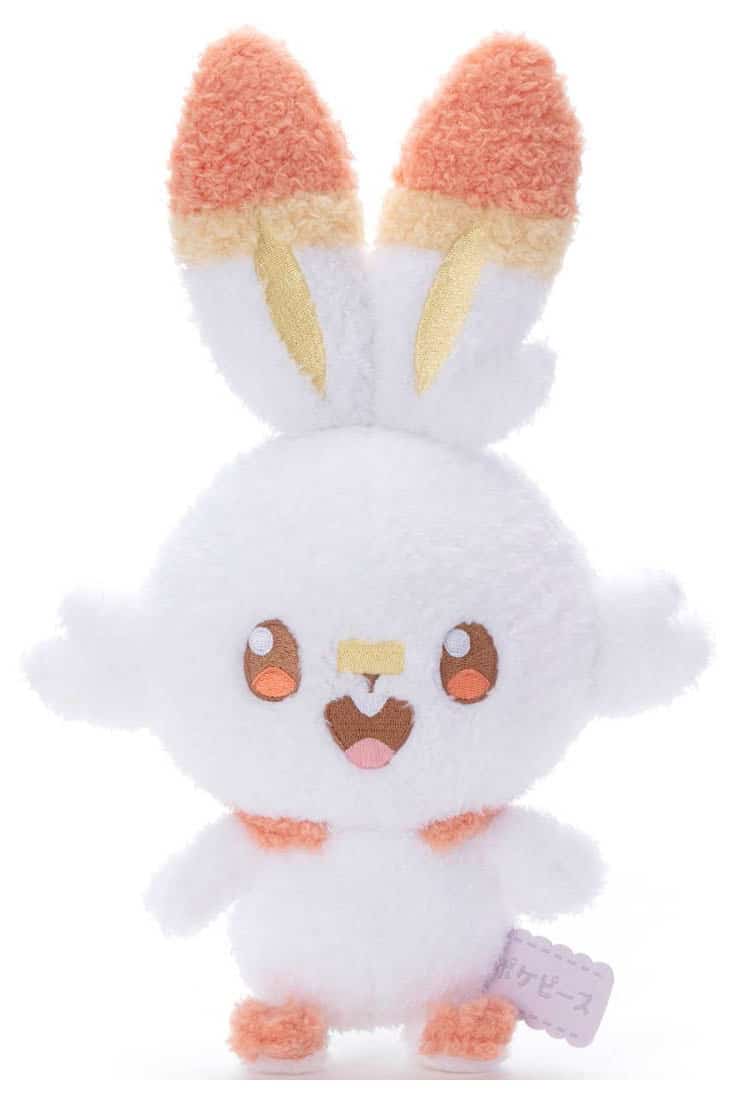 Japansk Scorbunny Poke Peace Plysbamse