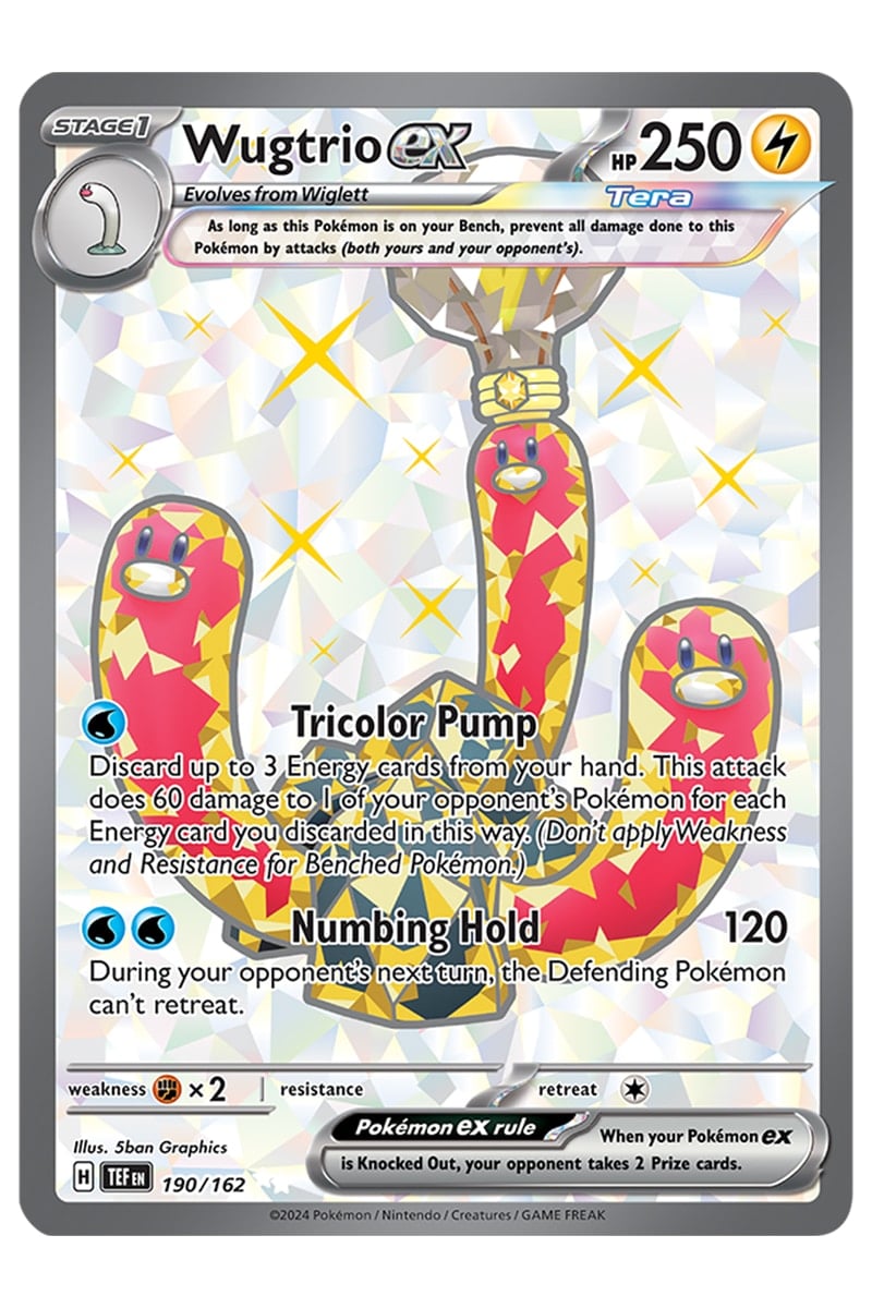 Shiny Wugtrio ex 190/162 Full Art