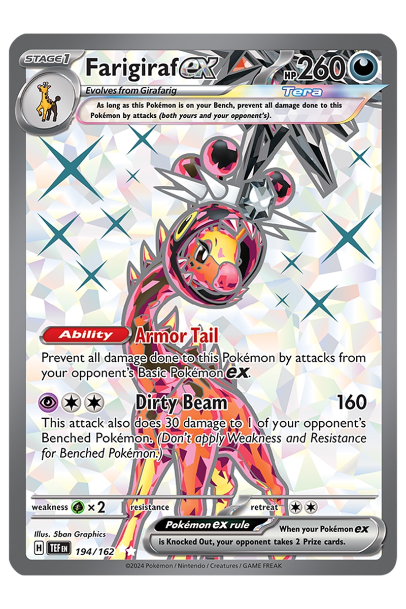 Farigiraf ex 194/162 Secret rare