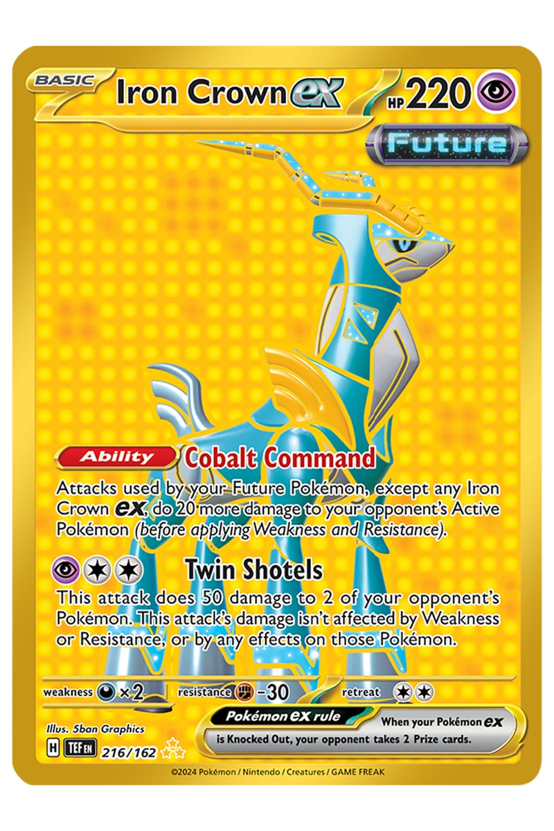 Iron Crown ex 216/162 Gold Secret