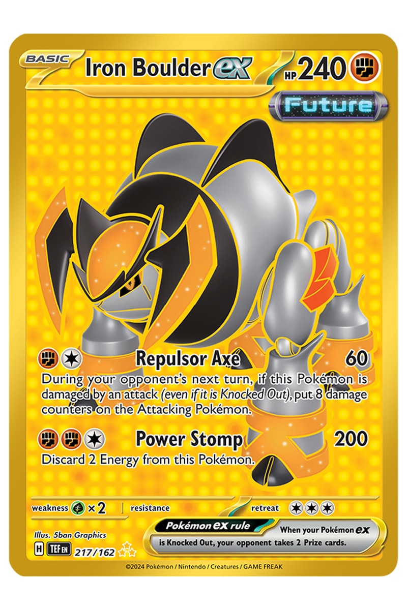 Iron Boulder ex 217/162 Full Art