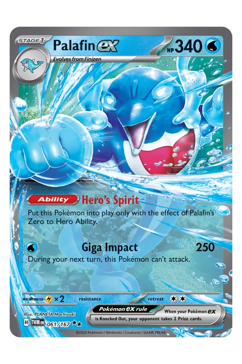 Køb Palafin ex 061/167 - Pokémon enkeltkort fra Twilight Masquerade