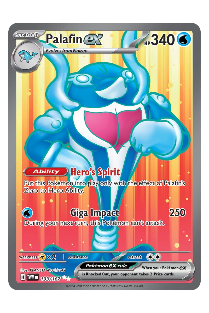 Palafin ex 193/167 Secret rare