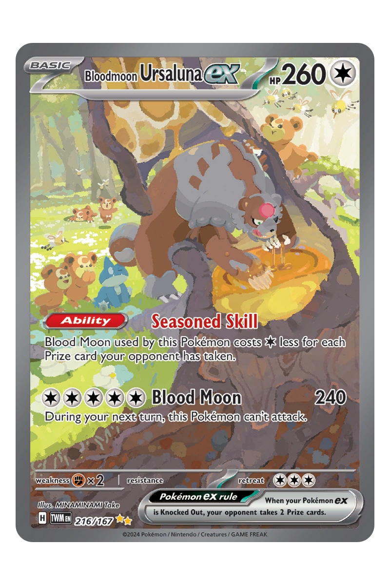 Bloodmoon Ursaluna ex 216/167 Full Art