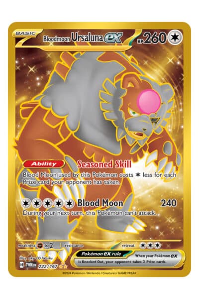 Bloodmoon Ursaluna ex 222/167 Secret Rare