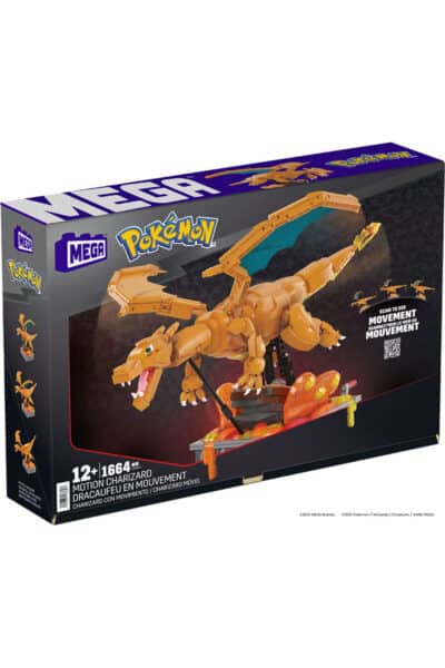 Stor Motion Charizard Mega Construx Figur