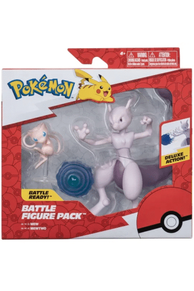 Mewtwo og Mew Battle figurer