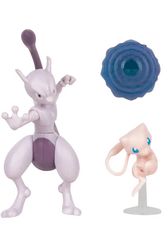 Mewtwo og Mew Battle figurer
