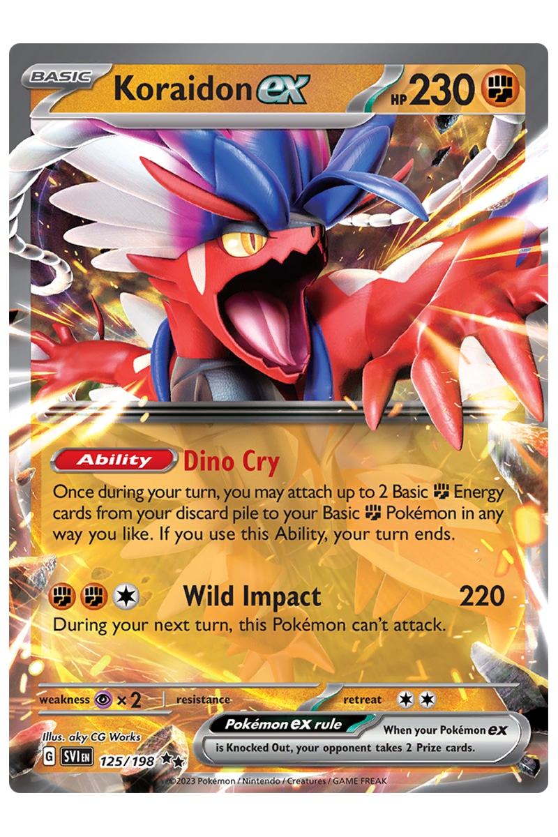 Koraidon ex 125/198
