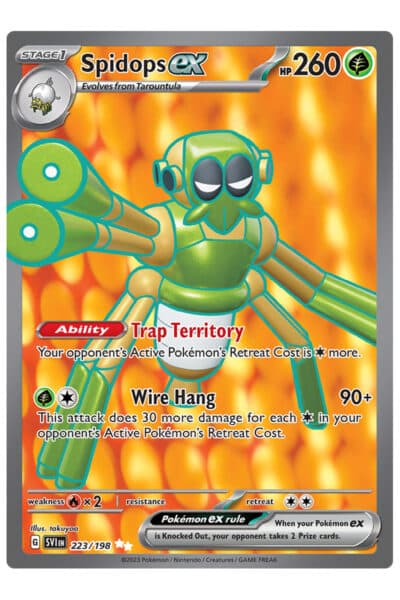 Spidops ex 223/198 Secret Rare