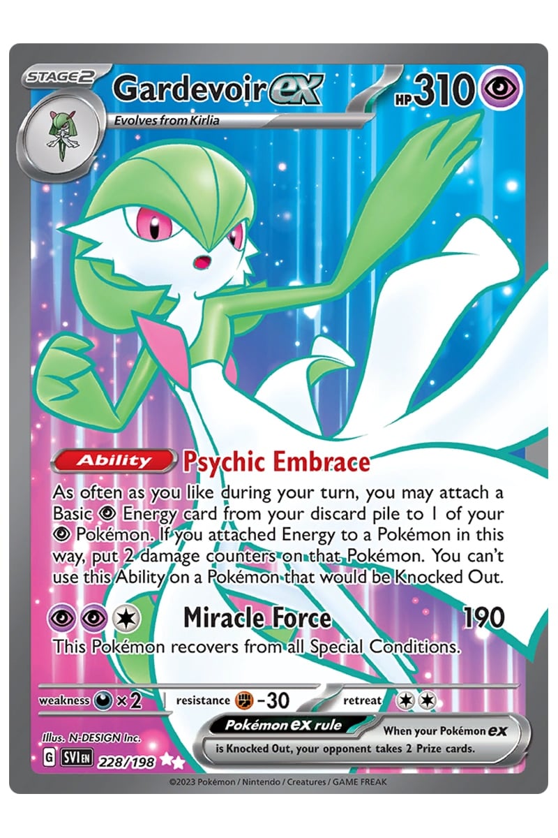 Gardevoir ex 228/198 Secret rare
