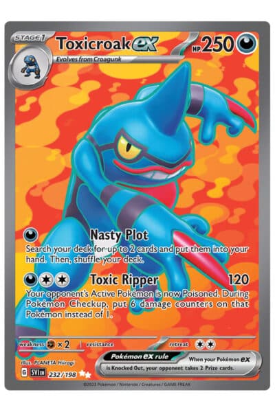 Toxicroak ex 232/198 Secret Rare