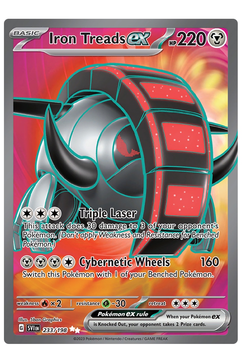 Iron Treads ex 233/198 Secret rare