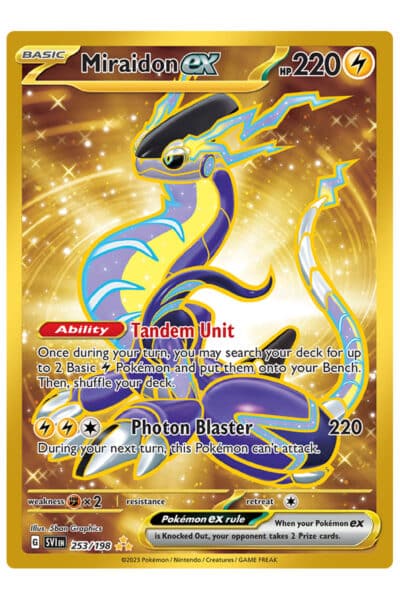 Miraidon ex 253/198 Secret Rare