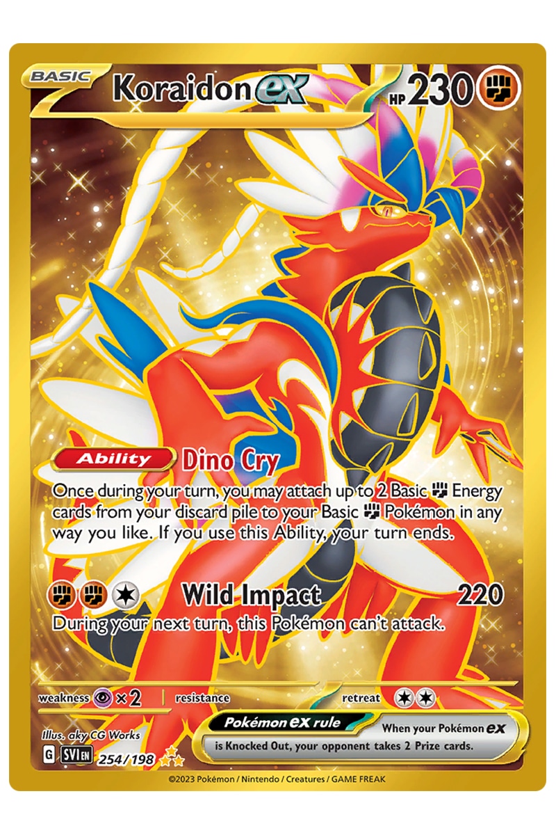 Koraidon 254/198 Secret Rare