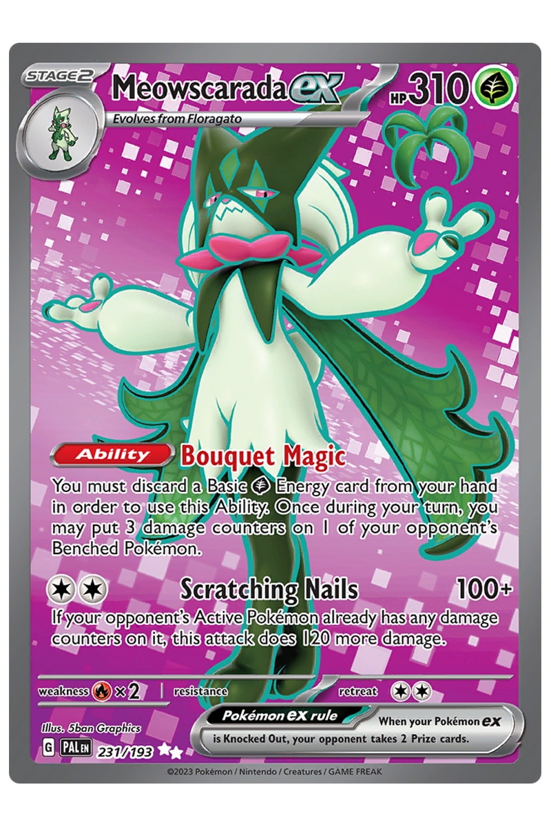 Meowscarada ex 231/193 Full Art
