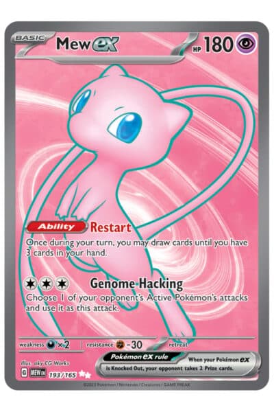 Mew ex 193/165 Full Art