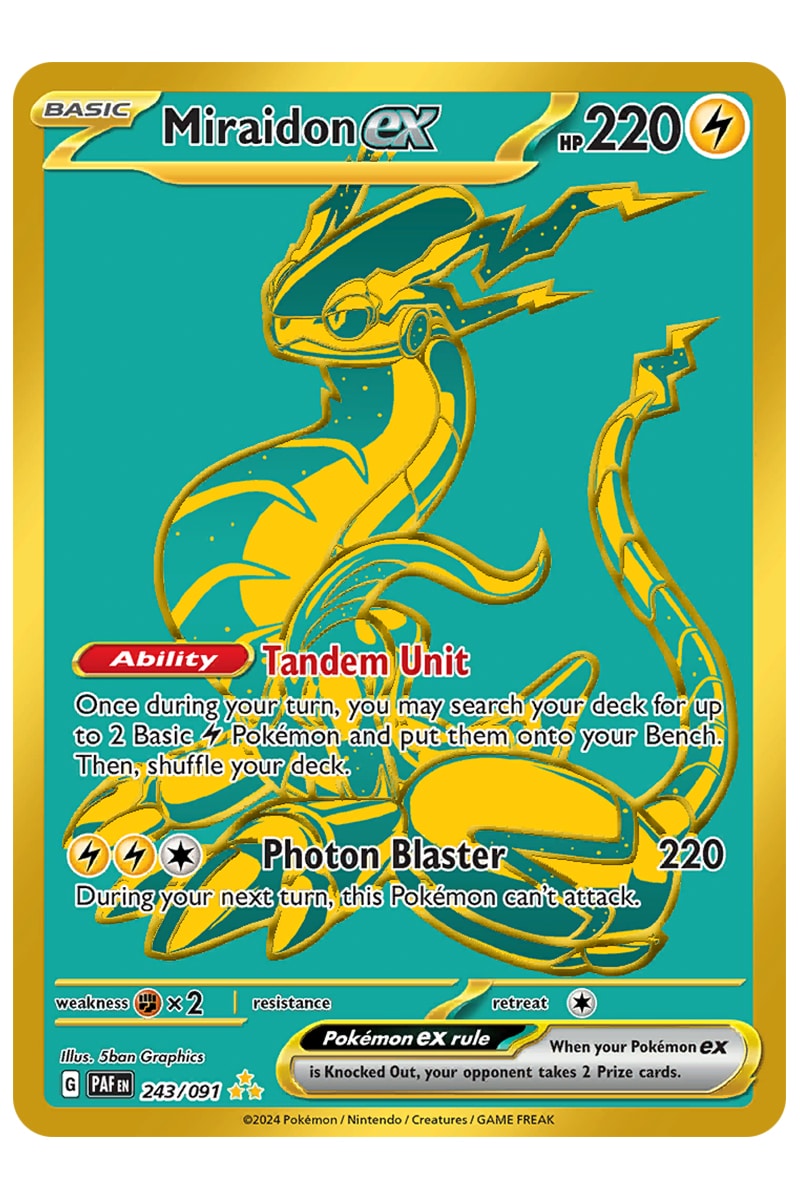Miraidon ex 243/091 Full Art