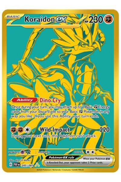 Koraidon ex 245/091 Gold