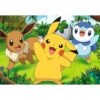 To Pokemon Puslespil med 24 Brikker