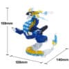 Stor Miraidon Nanoblock Figur