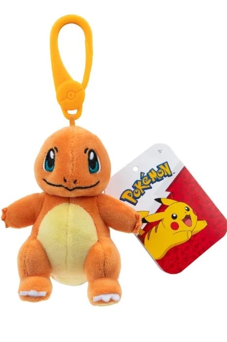 Charmander minibamse til taske Clip on 2