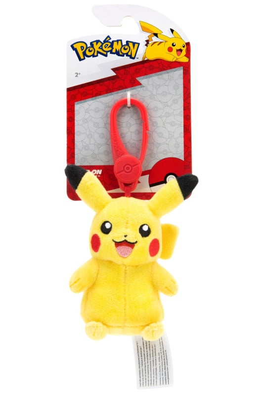 Pikachu minibamse til taske Clip on