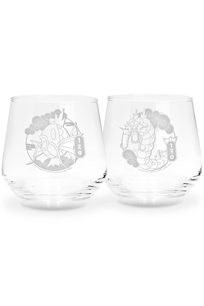 Magikarp og Gyarados Glas