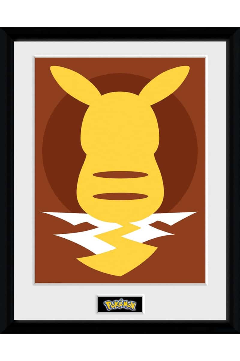 Indrammet billede med Silhuet af Pikachu