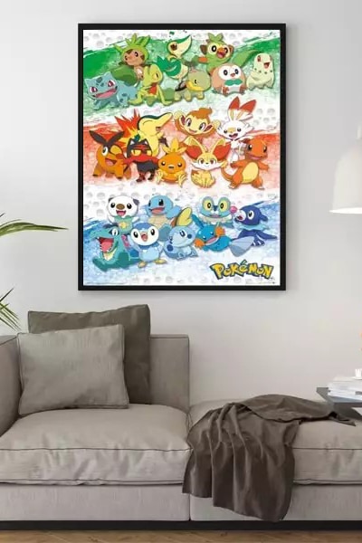 Pokemon First Partners Plakat