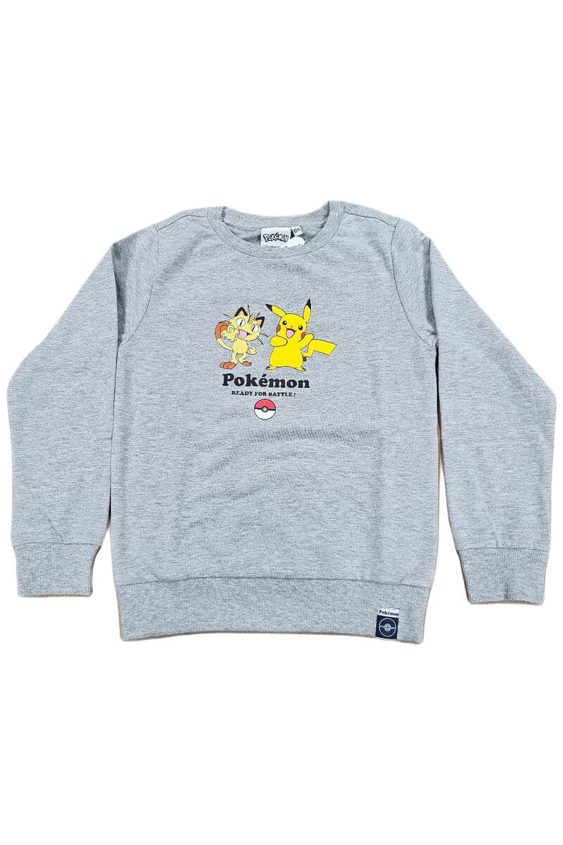 Grå Pokemon Sweatshirt til Børn