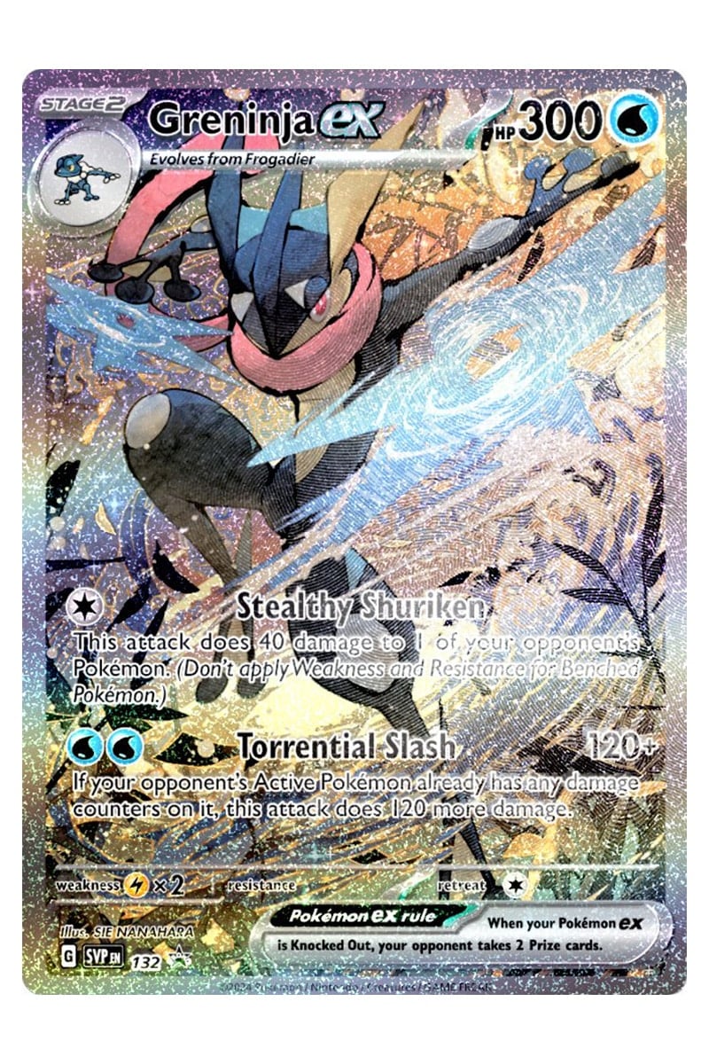 Køb Greninja ex SVP132 Promo - Pokemon enkeltkort fra Scarlet