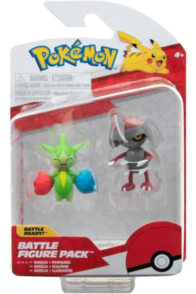 Roselia og Pawniard Battle Figurer