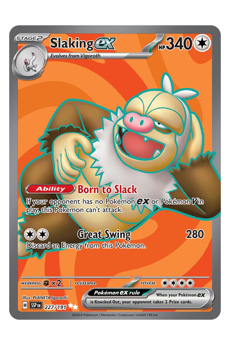 Slaking ex 227/191 Full Art