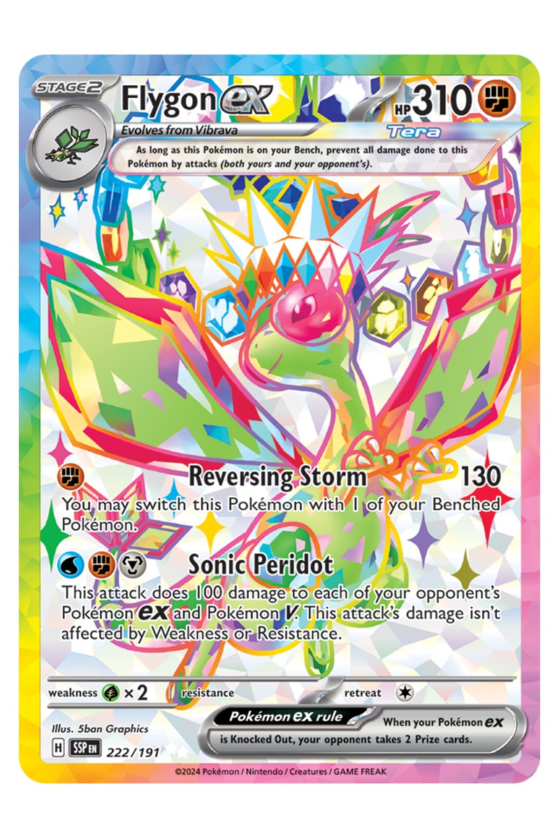 Flygon ex 222/191 Secret Rare