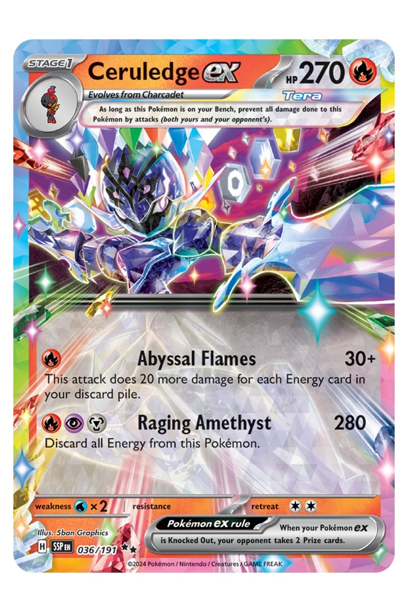Ceruledge 036/191 ex