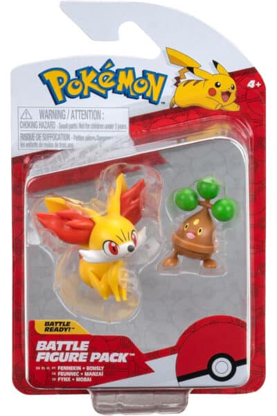 Fennekin & Bonsly Battle Figurer